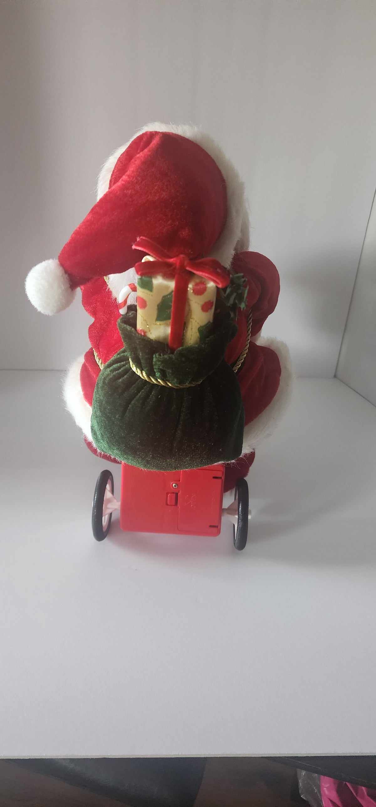 Bicycling Black Santa