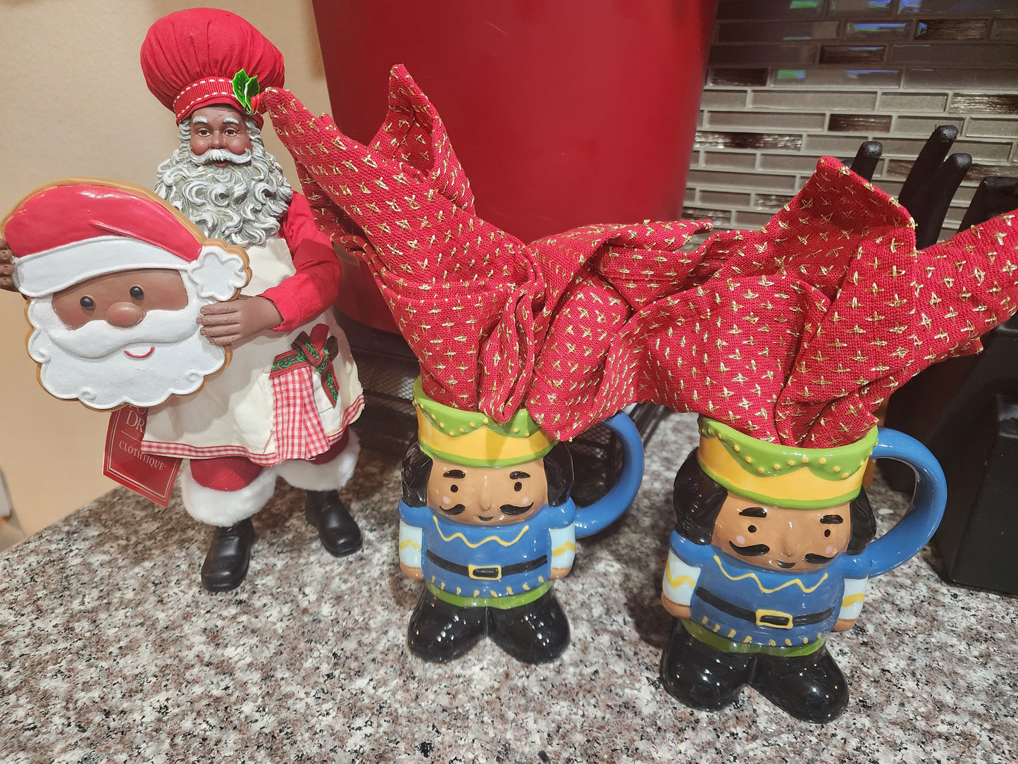 A Pair of Nutcracker Mugs (16 oz)