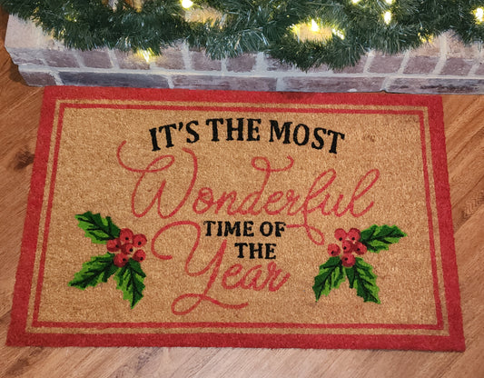 It's The Most Wonderful Time of the Year Doormat