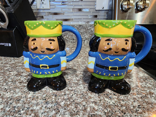 A Pair of Nutcracker Mugs (16 oz)