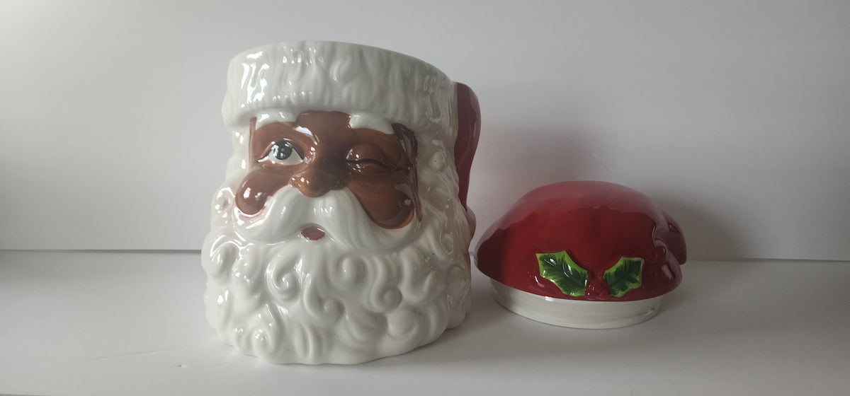 Black Santa Cookie Jar