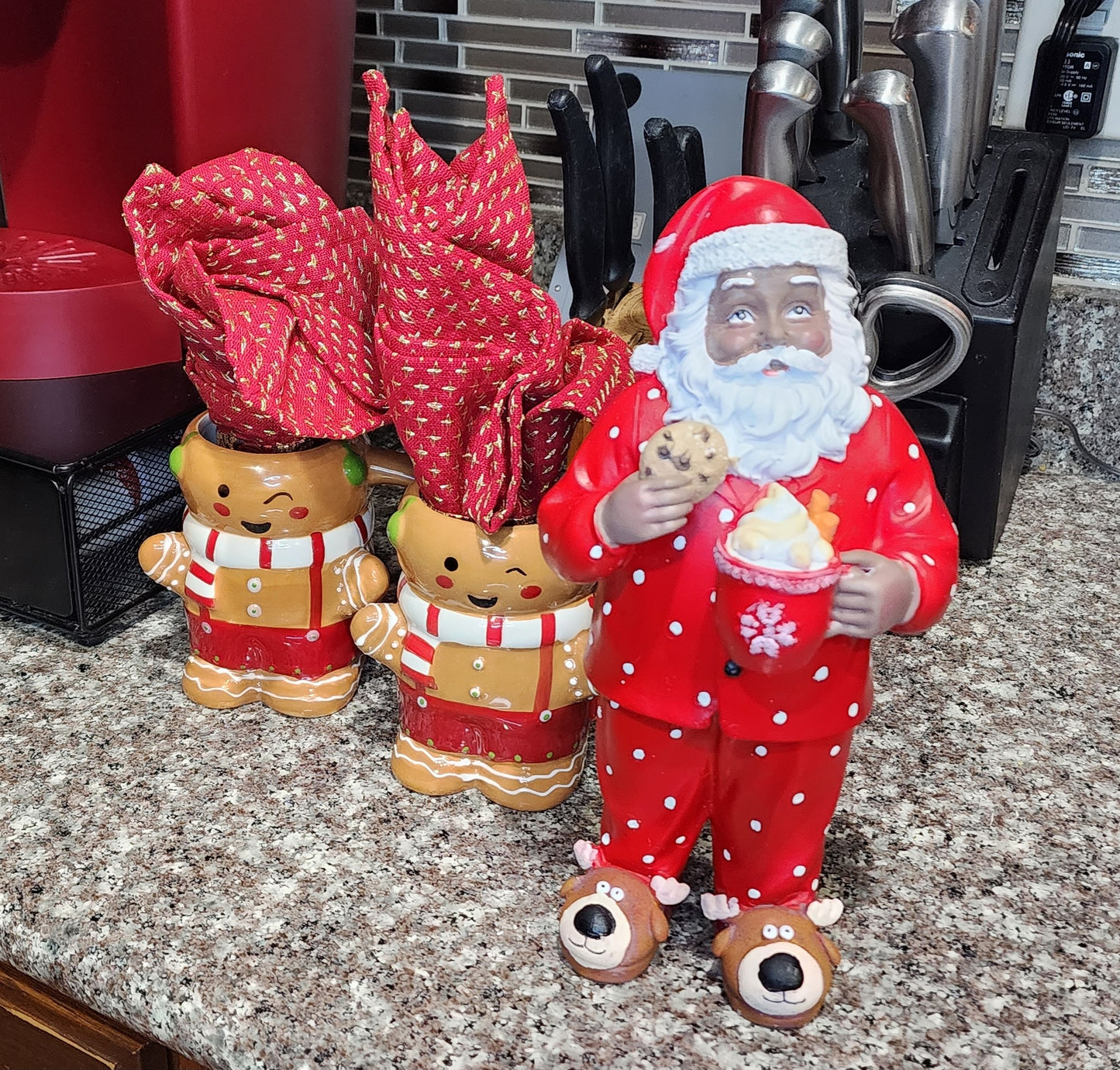 Hot Cocoa Santa in Pajamas