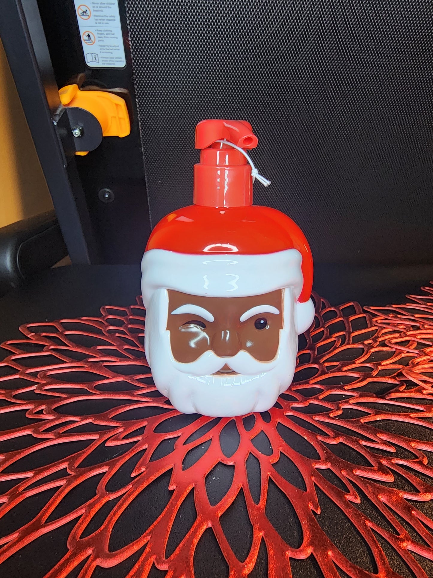 Black Santa Hand Soap Dispensers