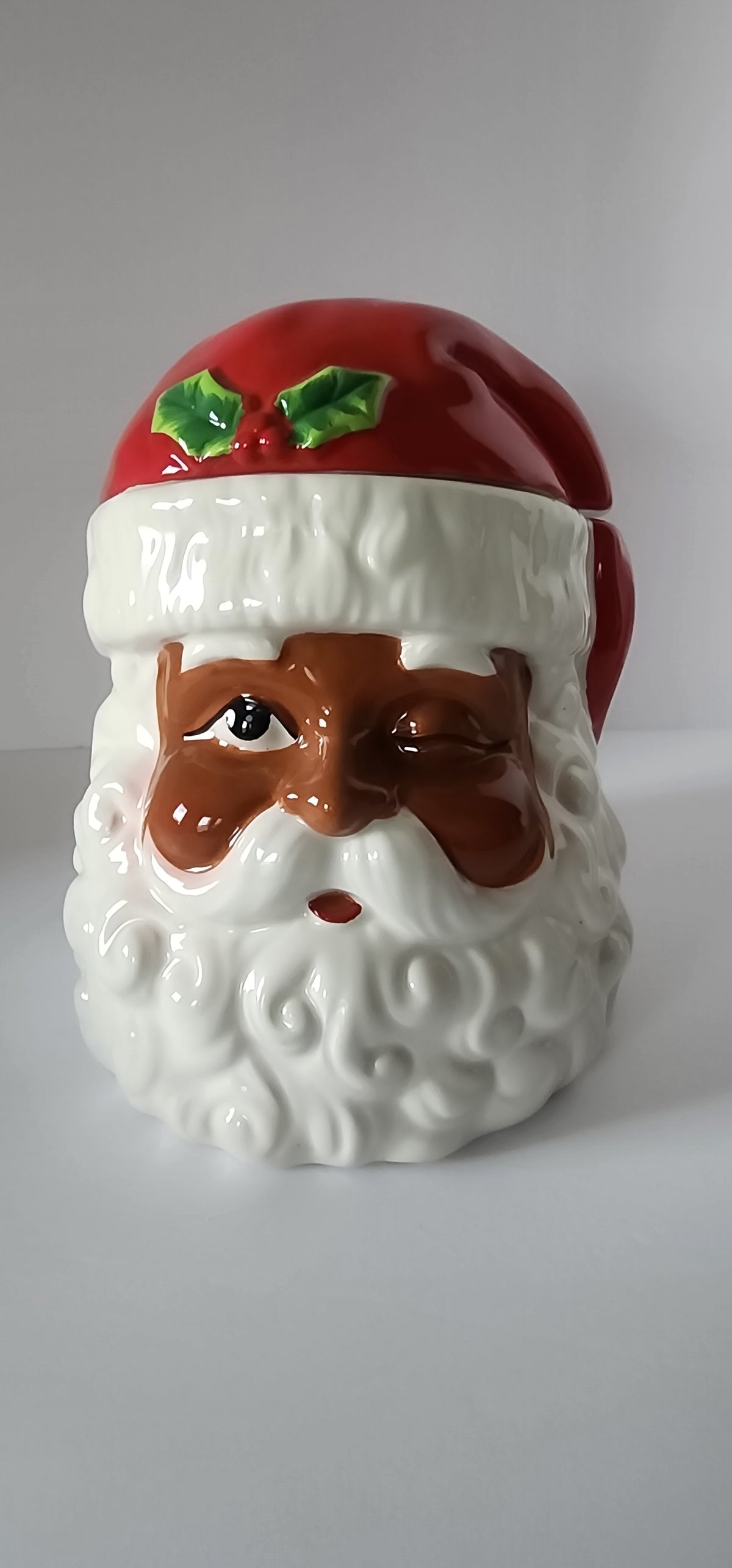 Black Santa Cookie Jar