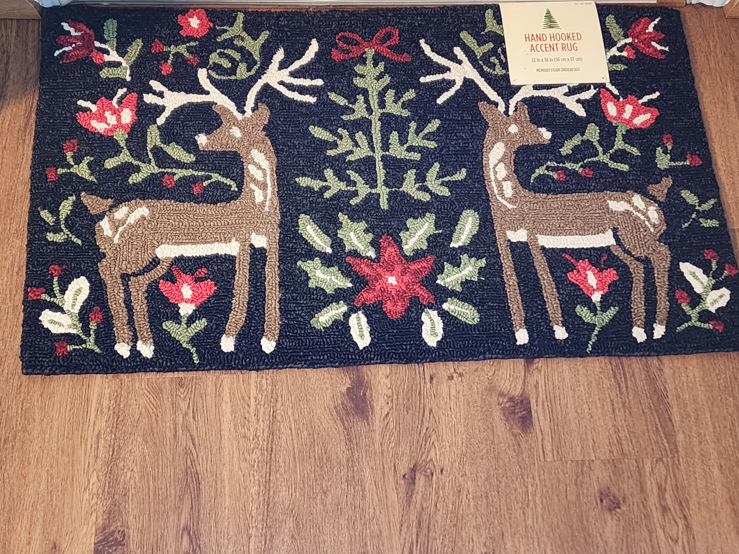 Hand Hooked Door Rug