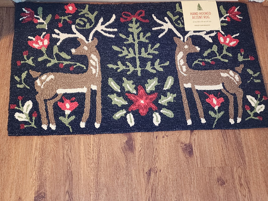 Hand Hooked Door Rug