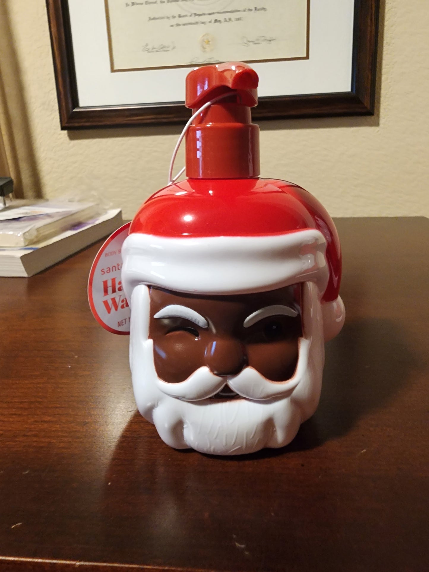 Black Santa Hand Soap Dispensers