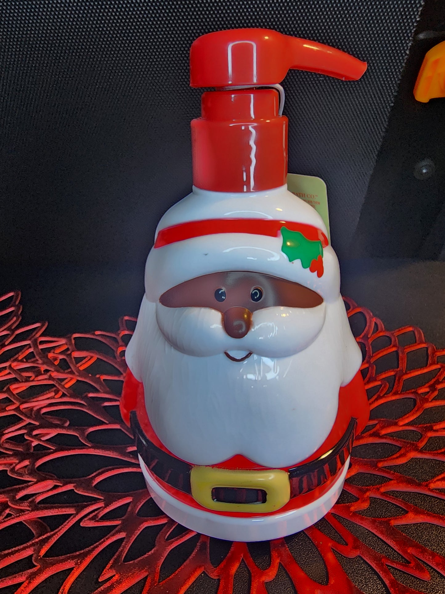 Black Santa Hand Soap Dispensers